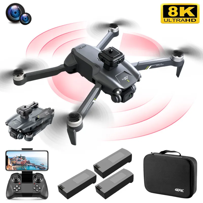 

New V28 Pro Quadcopter 4K HD WIFI FPV Drone 8K Professional Obstacle Avoidance Drones Helicopter RC Distance 1000M Gift Toys