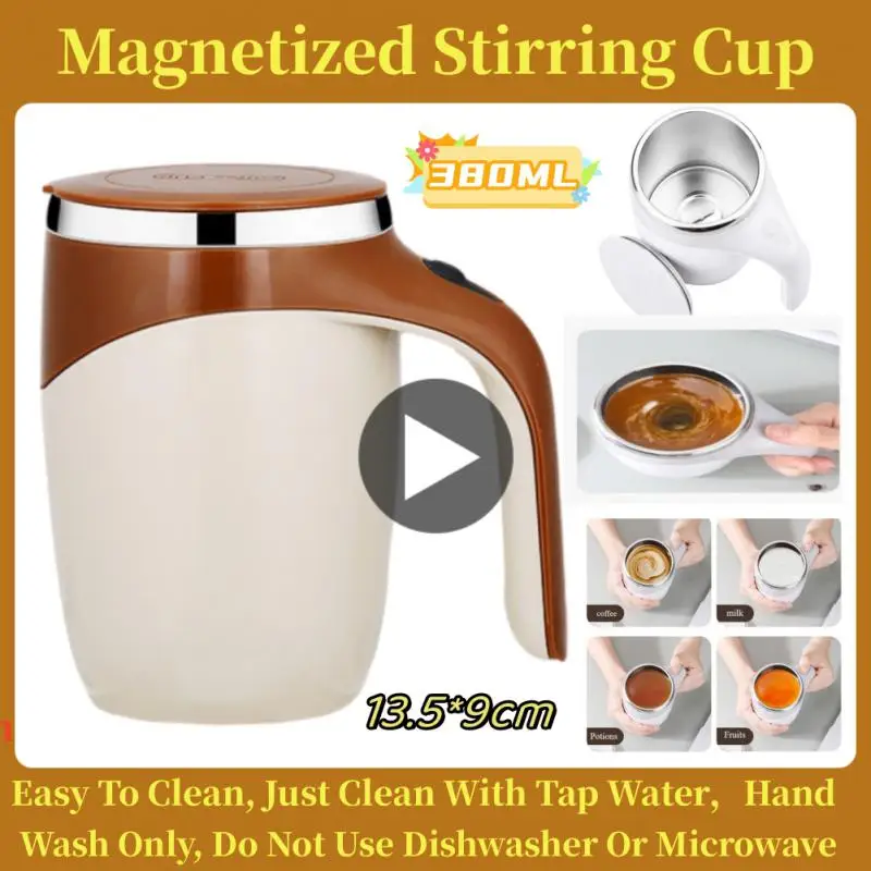 

Stirring Cup Automatic Cup Portable Lazy Magnetic Rotating Electric Stainless Steel Mug