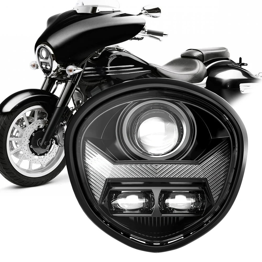 Motorcycle Lighting System Led Motor Head Driving Lamp Projector Assembly For Yamaha Motors 2010-2017 V Star 1300
Motorcycle Lighting System Led Motor Head Driving Lamp Projector Assembly For Yamaha Motors 2010-2017 V Star 1300