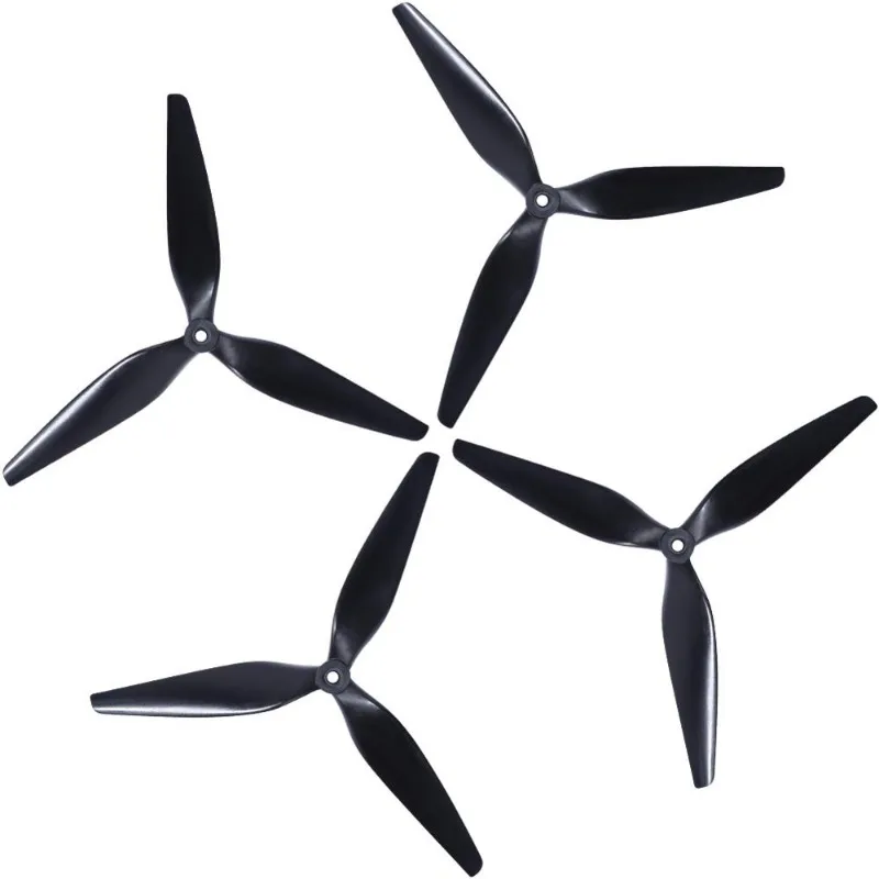 4pcs HQ Macroquad Prop 10X5X3 / 9X5X3 1050/9050 10 inch / 9inch 3 blade / tri-blade Black-carbon Reinforced nylon propeller
4pcs HQ Macroquad Prop 10X5X3 / 9X5X3 1050/9050 10 inch / 9inch 3 blade / tri-blade Black-carbon Reinforced nylon propeller