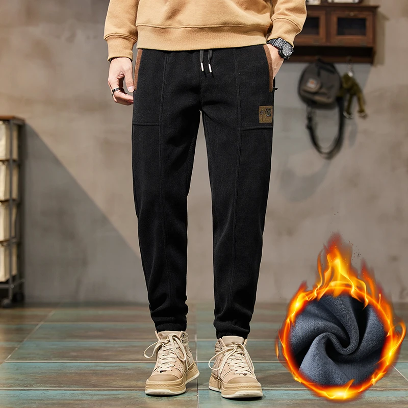 Men's Fleece Autumn Winter Casual Pants 2023 New Fashion Warm Cotton Joggers Plus Size Male Streetwear Harem Trousers M-5XL
Men's Fleece Autumn Winter Casual Pants 2023 New Fashion Warm Cotton Joggers Plus Size Male Streetwear Harem Trousers M-5XL
