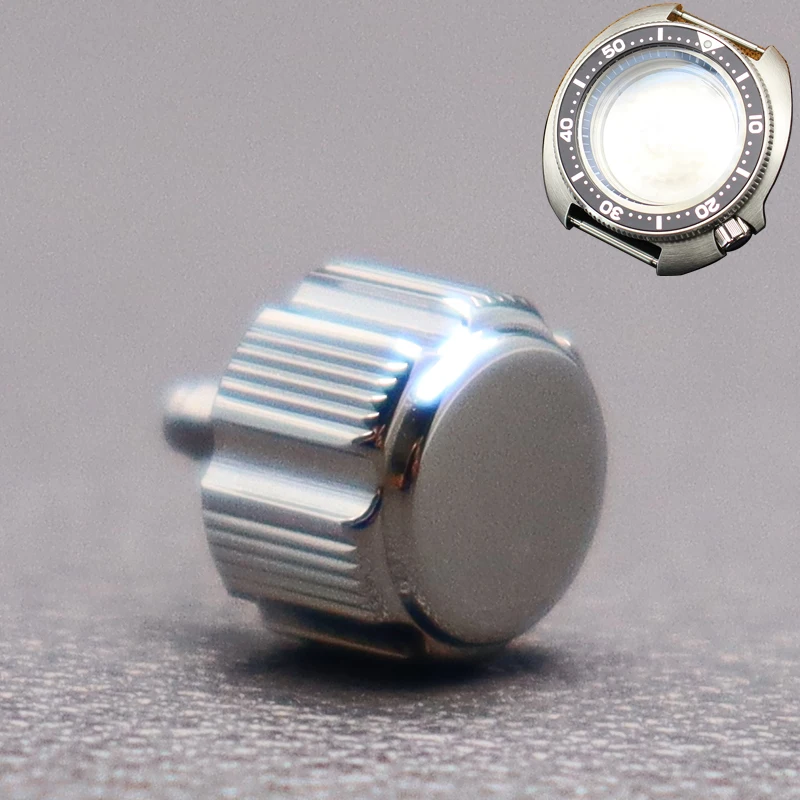 6.5mm Stainless Steel Watch Crown Accessories For Seiko NH35 NH36 Movement 44mm Cases skx009 skx013 skx007 Parts
6.5mm Stainless Steel Watch Crown Accessories For Seiko NH35 NH36 Movement 44mm Cases skx009 skx013 skx007 Parts