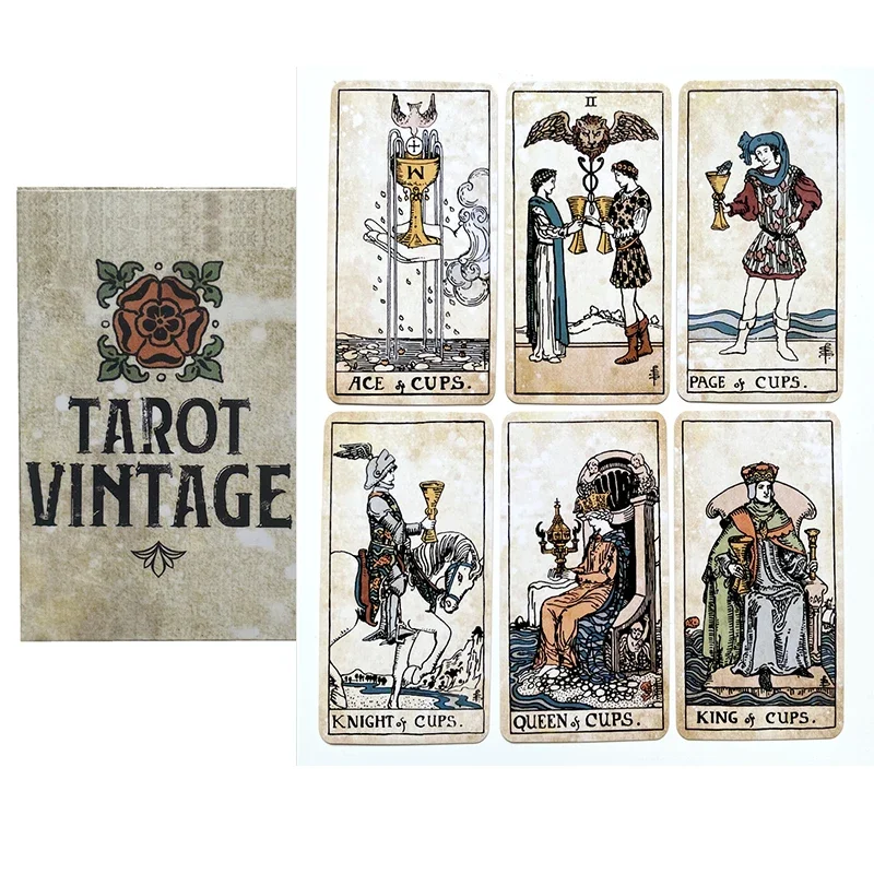 

New Tarot Vintage Cards Oracle Guidance Divination Fate Rider Deck Board Games English For Family Gift Party Playing Card Game