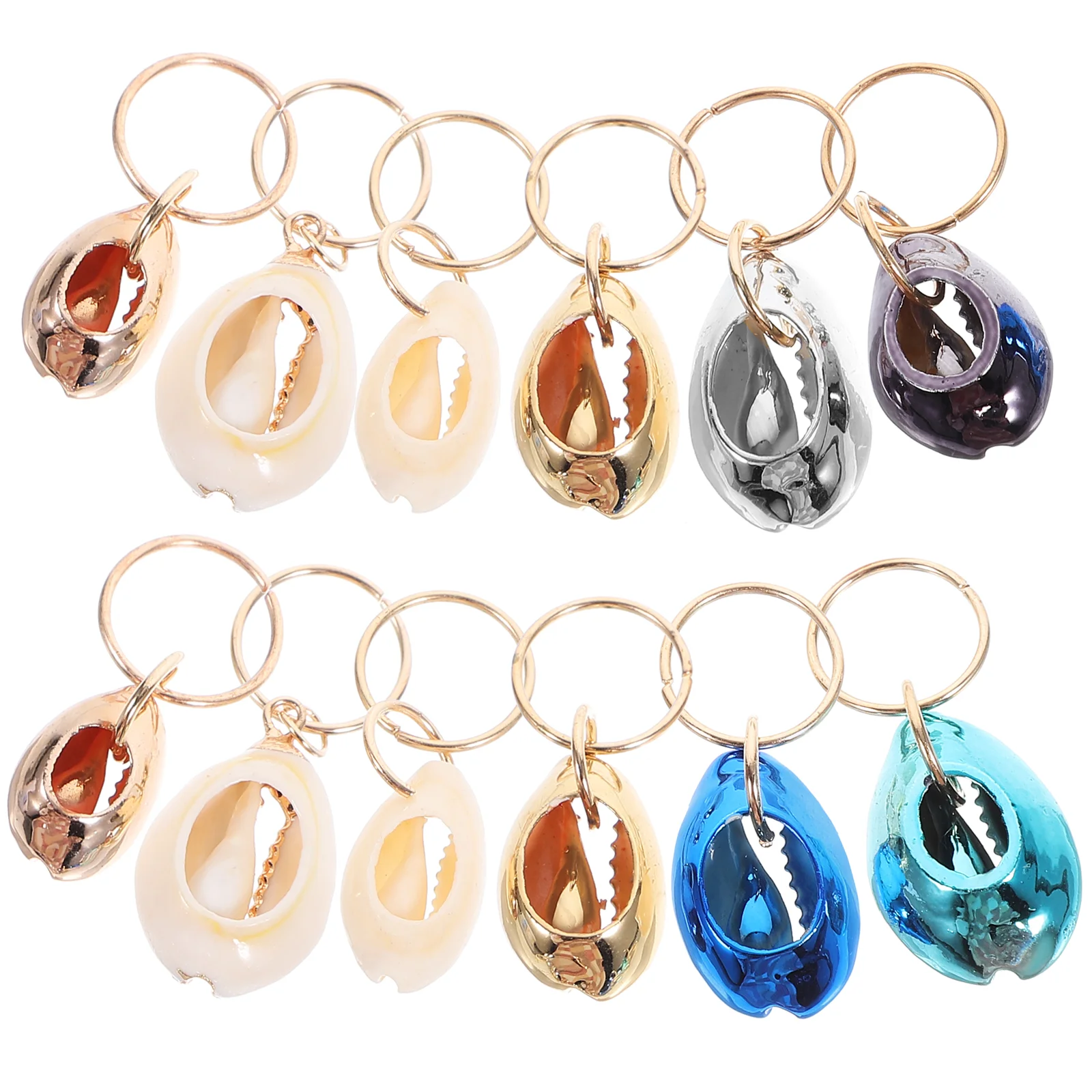 24pcs Shell Hair Jewelries Women Dreadlocks Accessories Braids Hair Cuffs Decorations
24pcs Shell Hair Jewelries Women Dreadlocks Accessories Braids Hair Cuffs Decorations