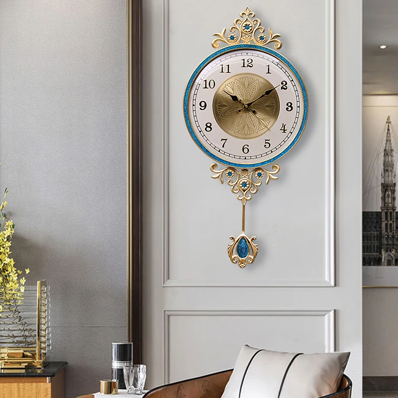 30cm Living Room New Wall Clock Creative Alloy Mute Clock Household Dining Room TV Background Wall Hanging Watches Decoration
30cm Living Room New Wall Clock Creative Alloy Mute Clock Household Dining Room TV Background Wall Hanging Watches Decoration