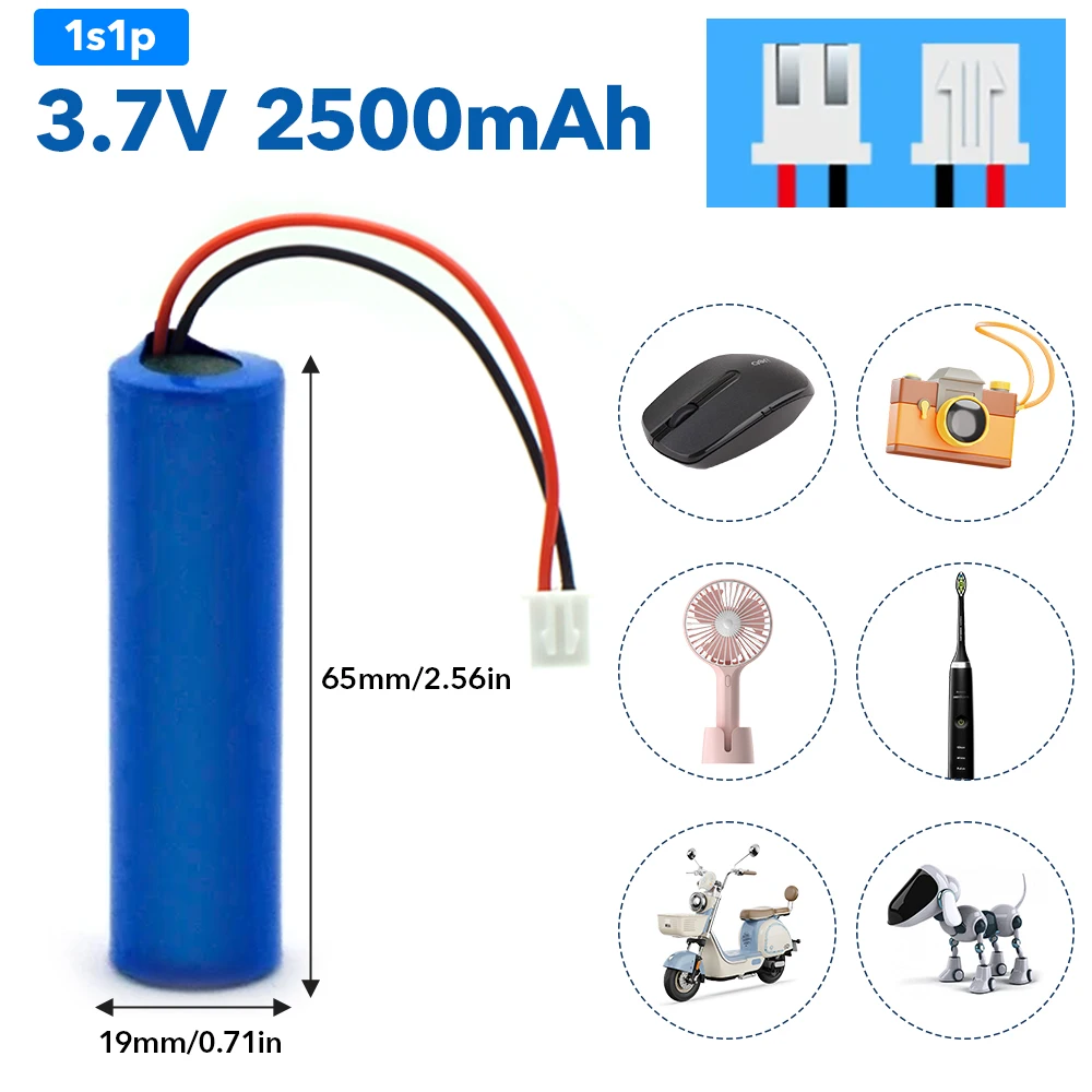 3.7V 20000mAh Rechargeable 18650 Lithium Battery 1S1P with PCB PH2.0-2P Battery for Fishing LEDLight Bluetooth Speaker Bluetooth
3.7V 20000mAh Rechargeable 18650 Lithium Battery 1S1P with PCB PH2.0-2P Battery for Fishing LEDLight Bluetooth Speaker Bluetooth