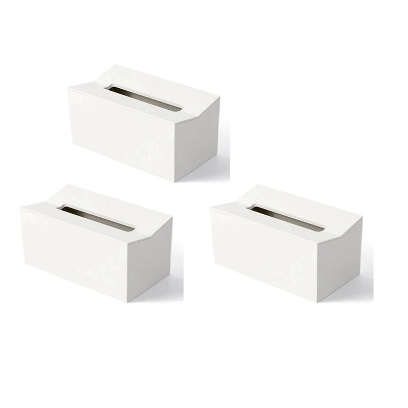 3X Kitchen Tissue Box Cover Napkin Holder For Paper Towels Box For Napkins Tissue Dispenser Wall Mounted Container White
3X Kitchen Tissue Box Cover Napkin Holder For Paper Towels Box For Napkins Tissue Dispenser Wall Mounted Container White