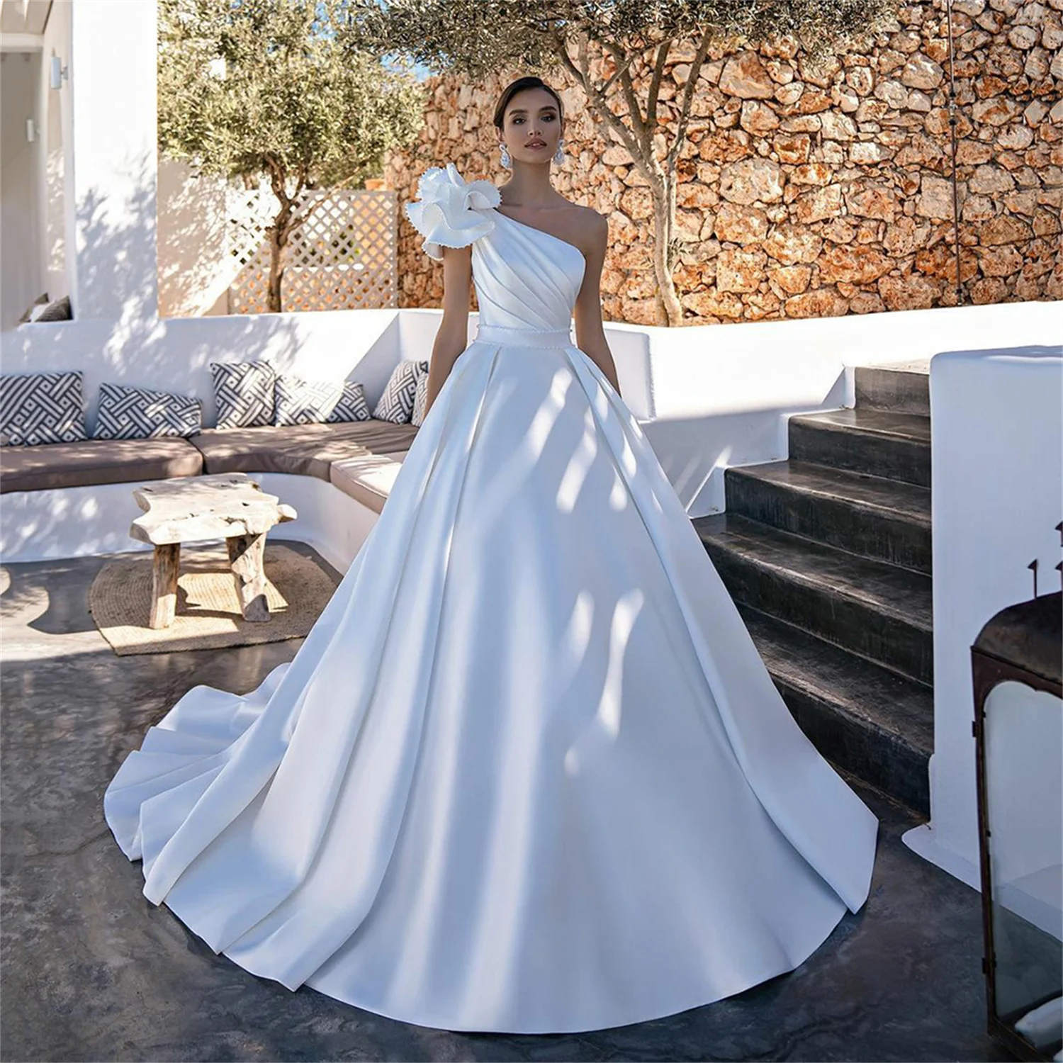 Morning Light Formal Dresses for Special Events One Shoulder Sleeve Flowers Luxury Evening Dresses 2023 Backless Gala Dress Long
Morning Light Formal Dresses for Special Events One Shoulder Sleeve Flowers Luxury Evening Dresses 2023 Backless Gala Dress Long