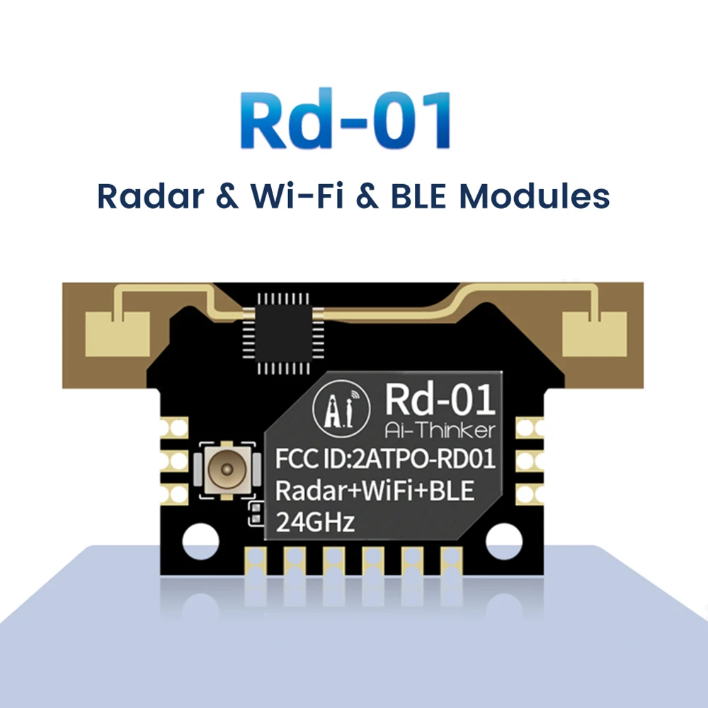 

Rd-01 24G миллиметровый волновой радар, модуль датчика человеческого тела + WiFi + BLE модуль радарного датчика, индукционный модуль