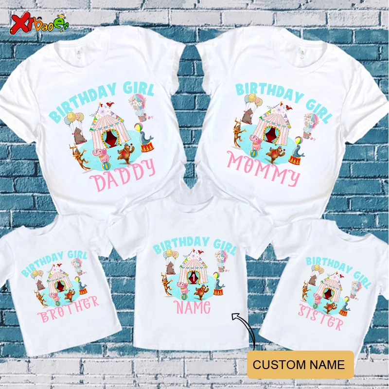 Birthday T Shirt Family Matching Outfits Cotton Mother Father and Daughter Son Tshirt Baby Birthday Funny Circus White T-Shirt
Birthday T Shirt Family Matching Outfits Cotton Mother Father and Daughter Son Tshirt Baby Birthday Funny Circus White T-Shirt