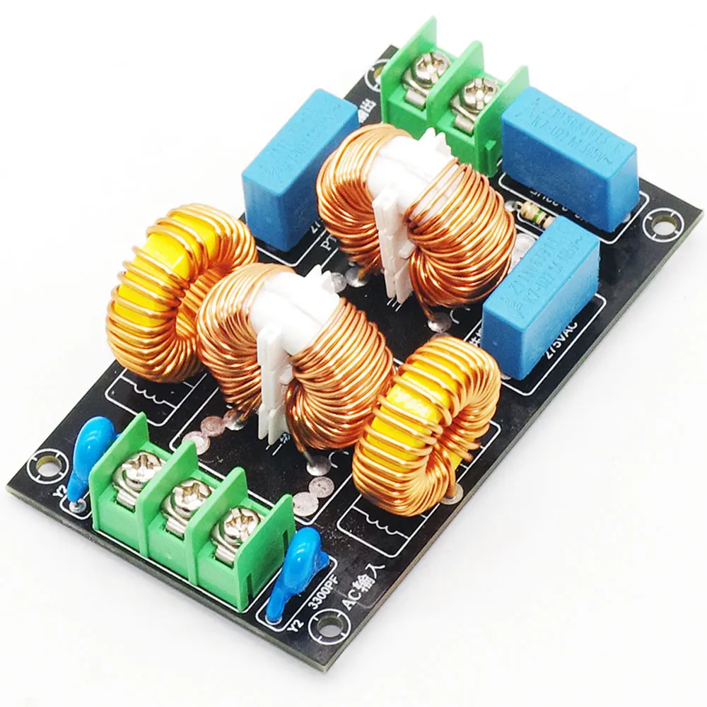 3-Stage Composite EMI EMC Power Filter Electromagnetic Wave Elimination Suppression Module HiFi Audio Amplifier Board
3-Stage Composite EMI EMC Power Filter Electromagnetic Wave Elimination Suppression Module HiFi Audio Amplifier Board