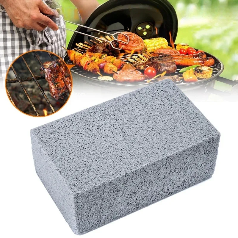 

BBQ Grill Cleaning Brick Block Barbecue Cleaning Stone BBQ Racks Stains Grease Cleaner BBQ Tools Kitchen Decorates Gadgets