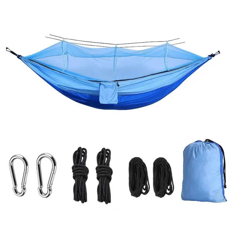 

Hanging Bed Ultralight Portable Outdoor Camping Hammock 1-2 Person Go Swing with Mosquito Net Tourist Sleeping Hammock