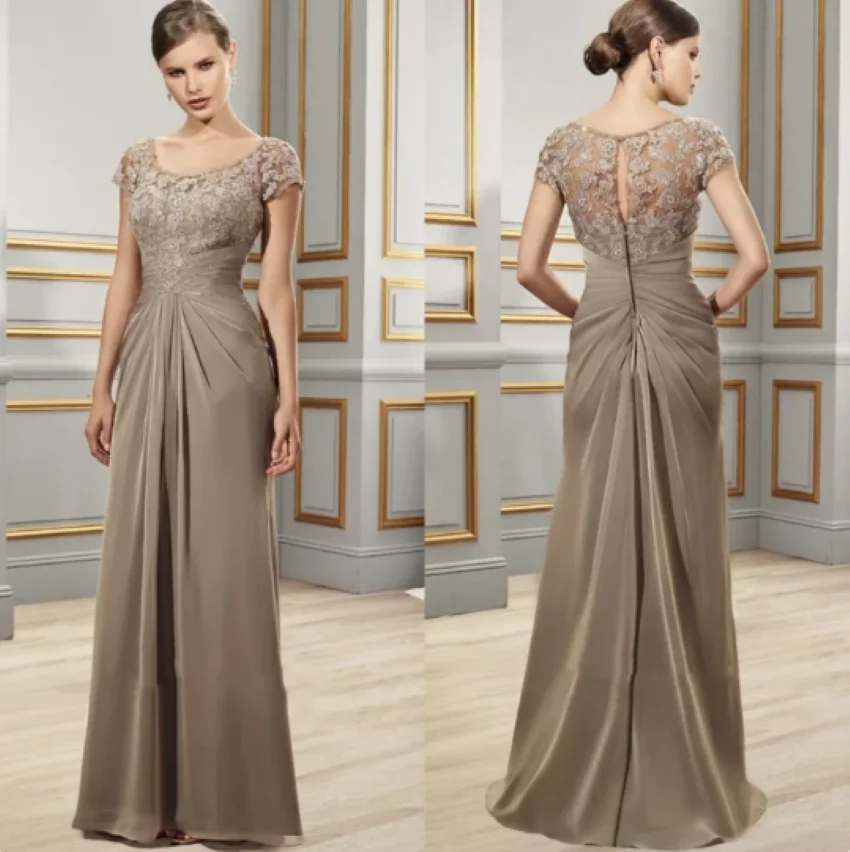 A-line V-neck 3/4 Sleeves Chiffon Appliques Beaded Long Groom Mother Dresses For Wedding Champagne Mother Of The Bride Dresses
A-line V-neck 3/4 Sleeves Chiffon Appliques Beaded Long Groom Mother Dresses For Wedding Champagne Mother Of The Bride Dresses