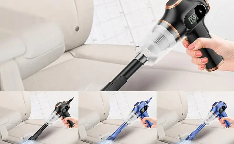 

Car Vacuum 120W Cordless Vacuum Small Car Cleaners Portable High Suction Vacuum Cleaner Car Home Blowing And Suction Integrated