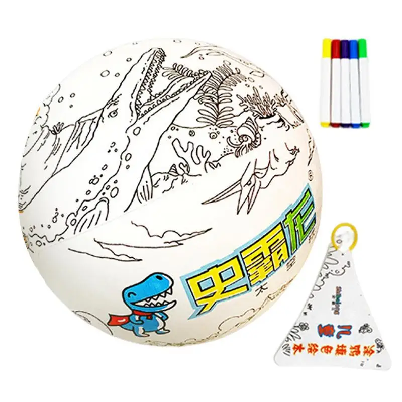 

Бесшумный мяч Dupont, бумажный мяч-бункер для детей, надувной мяч, Прочные надувные мячи «сделай сам», мяч для граффити, мяч для упражнений в помещении и