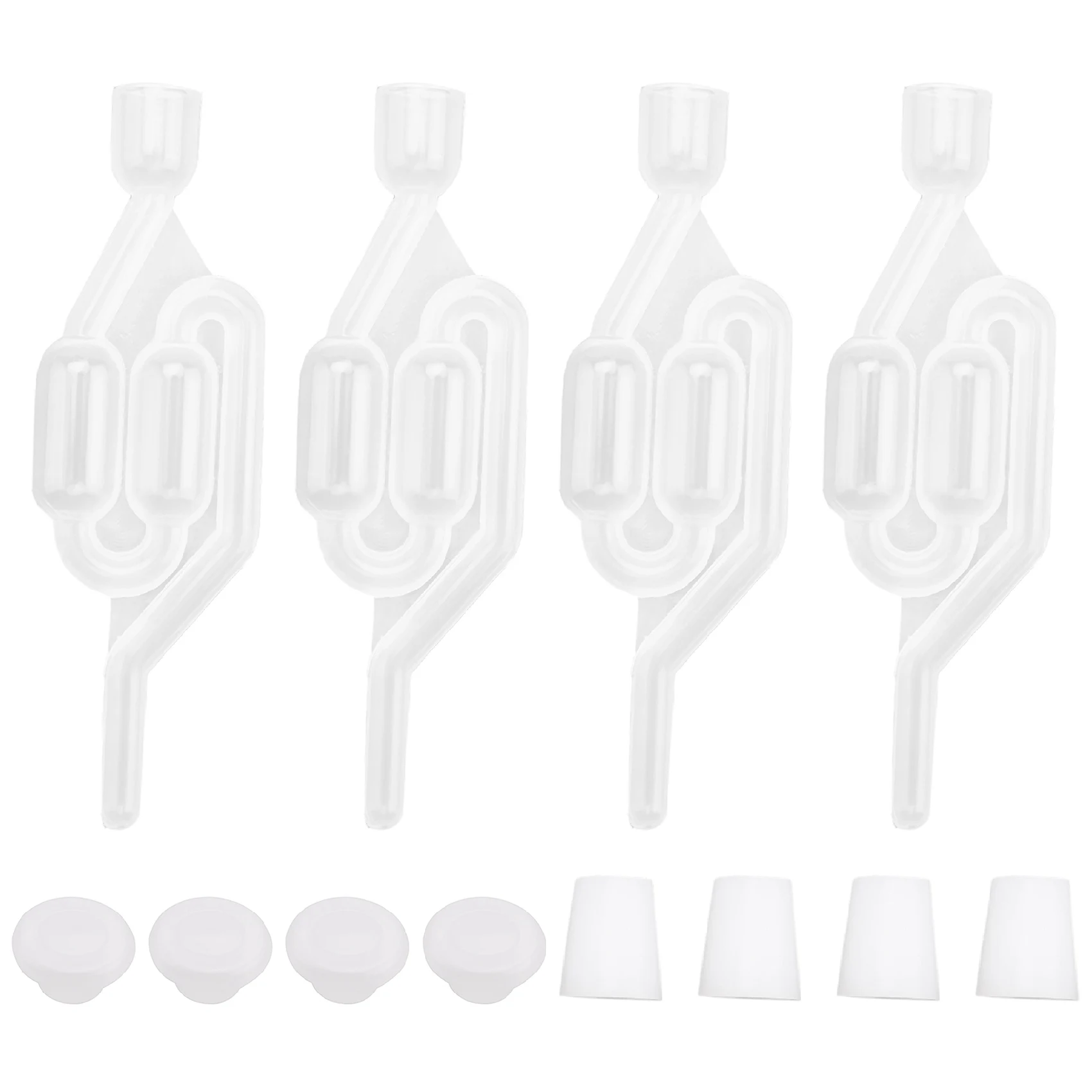 Fermentation Airlock,Brewing Airlock Wine Airlock Beer Airlock with Rubber Airlock Stopper Plugs Airlock Twin Bubble Airlock
Fermentation Airlock,Brewing Airlock Wine Airlock Beer Airlock with Rubber Airlock Stopper Plugs Airlock Twin Bubble Airlock