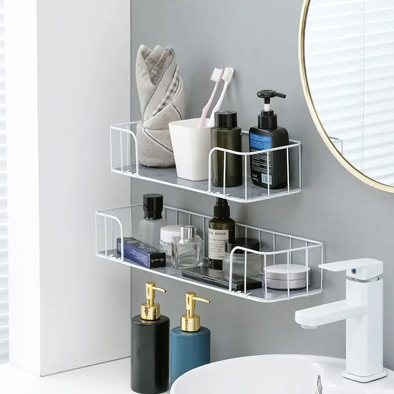 Moisture-proof and mildew-proof bathroom rack free punching wall living room wall storage rack bedroom dining room decoration
Moisture-proof and mildew-proof bathroom rack free punching wall living room wall storage rack bedroom dining room decoration
