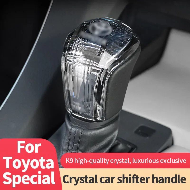 

Car Accessories Crystal Gear Lever Shifter Stick Shift Knob For Toyota Camry 2018-2022,Corolla Levin 2019-2022,Avalon CHR 2022