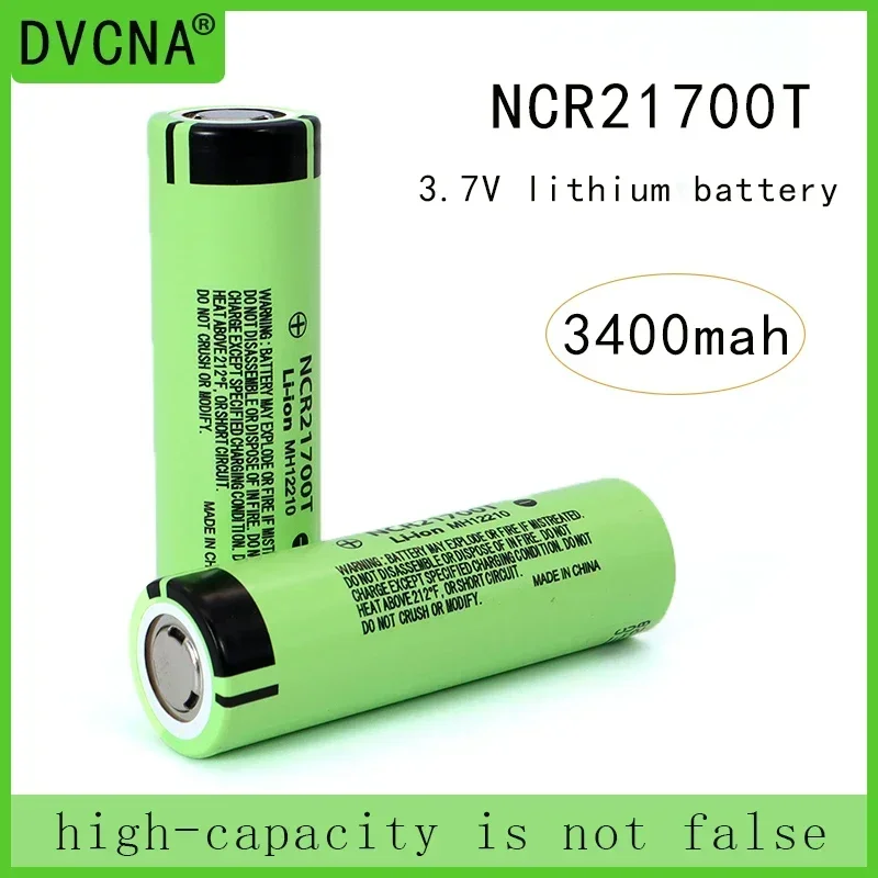 Original 21700 Battery 4800mAh NCR21700 48T 3.7v Lithium Rechargeable Batteries High Capacity for Flashlight Toys HD Cell
Original 21700 Battery 4800mAh NCR21700 48T 3.7v Lithium Rechargeable Batteries High Capacity for Flashlight Toys HD Cell