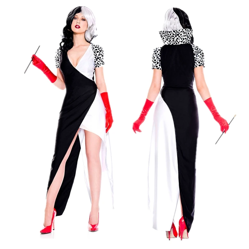 New Arrive Contrast Color Clown Circus Horror Costume Halloween Ghosts Cosplay Fancy Dress Adult Women Stage costume
New Arrive Contrast Color Clown Circus Horror Costume Halloween Ghosts Cosplay Fancy Dress Adult Women Stage costume