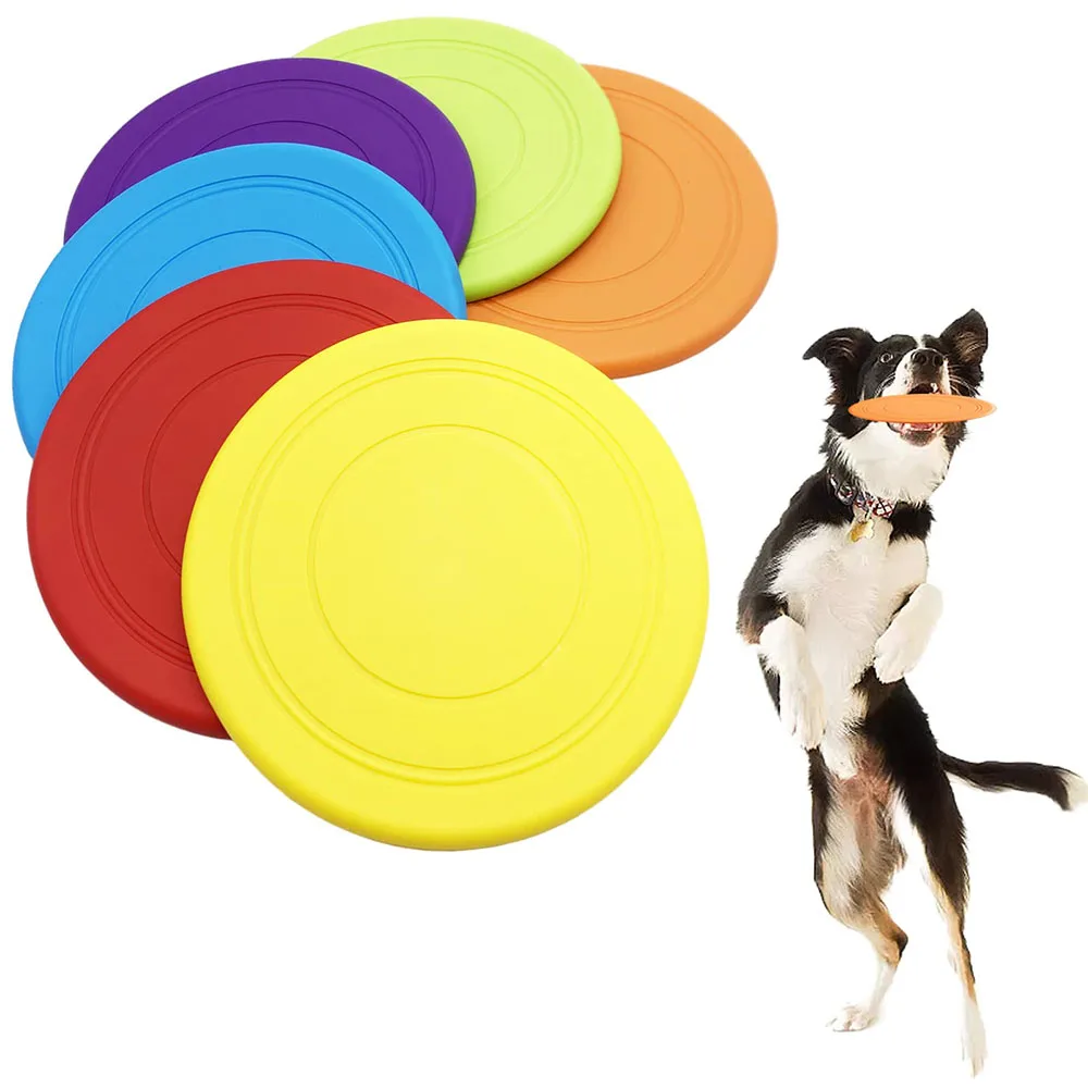 

Bite Resistant Flying Disc Toys for Dog Multifunction Pet Puppy Training Toys Outdoor Interactive Game Pet Dogs Products