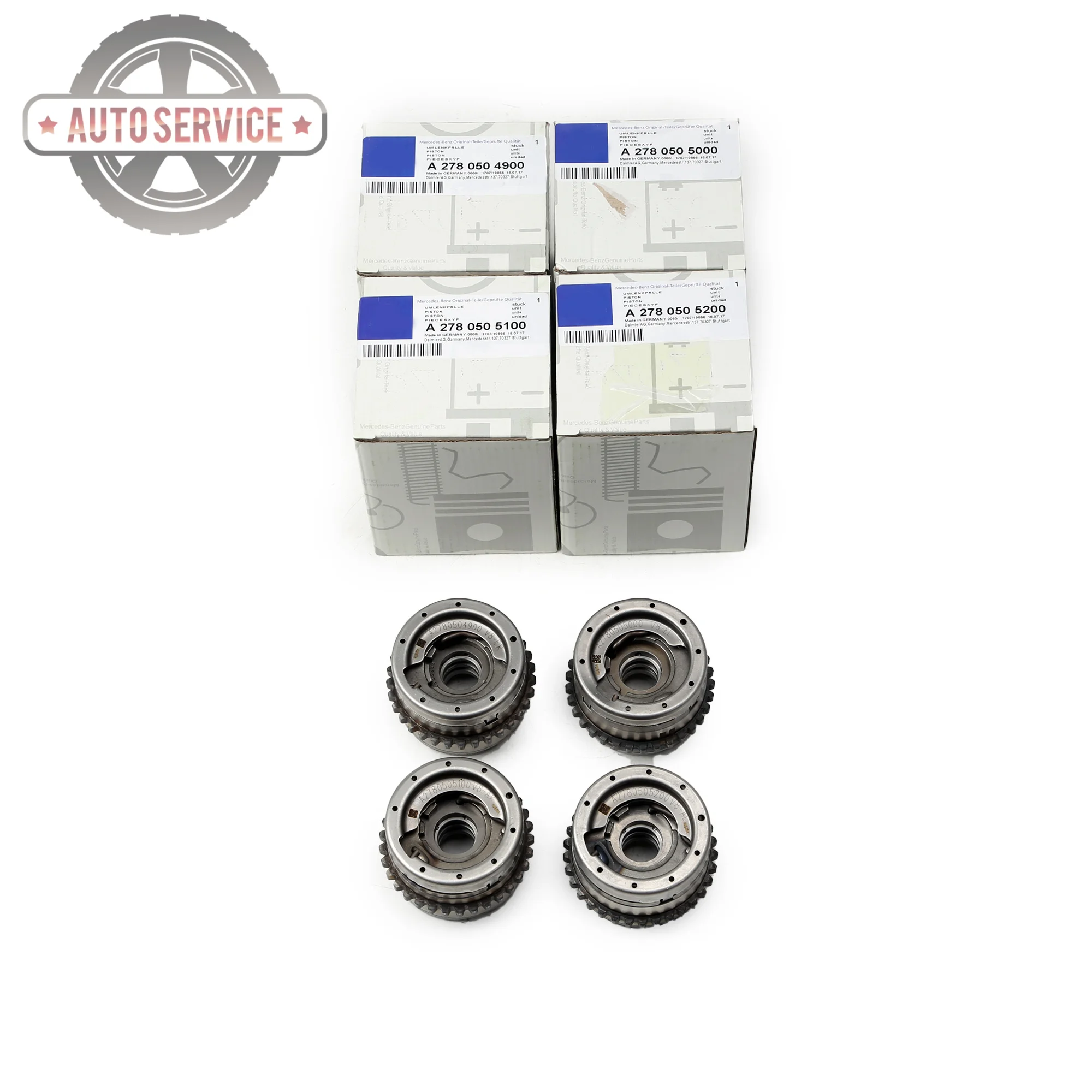 

A2780505000 A2780505100 Intake & Exhaust Camshaft Adjusters Kit For Benz E 63 AMG GLE 550 4-matic CL 500 SLK 55 AMG