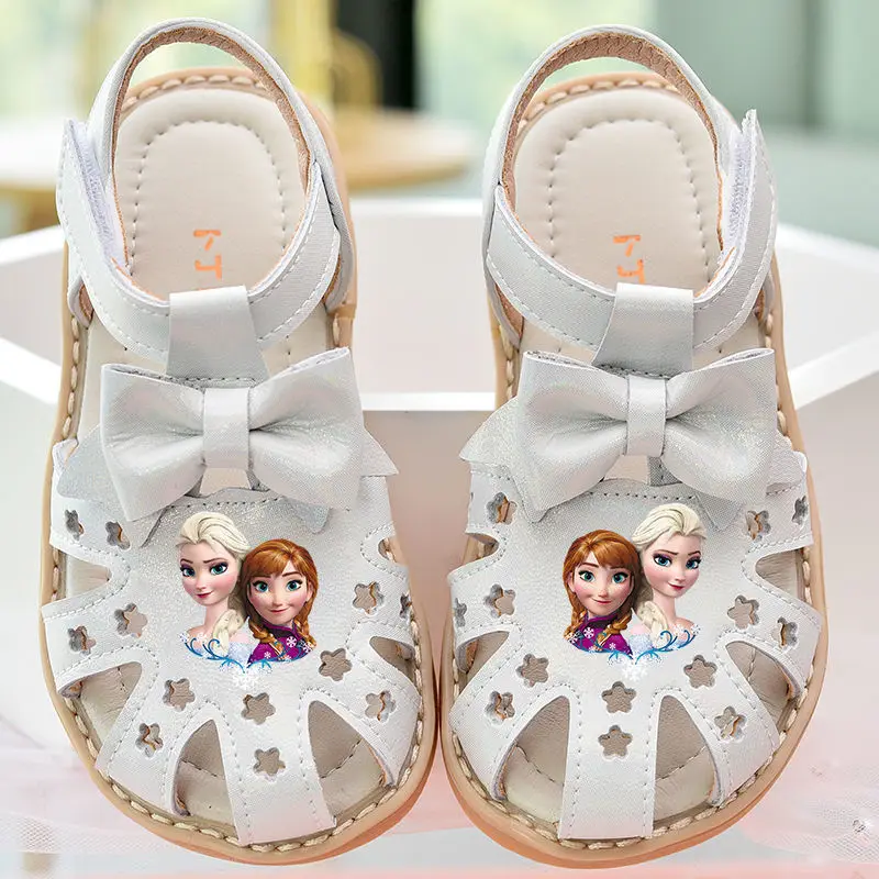 Disney Girls' Sandals Summer PU Leather Soft Sole Frozen Princess Elsa Baby Children's Shoes Children's White Shoes Size 23-35
Disney Girls' Sandals Summer PU Leather Soft Sole Frozen Princess Elsa Baby Children's Shoes Children's White Shoes Size 23-35