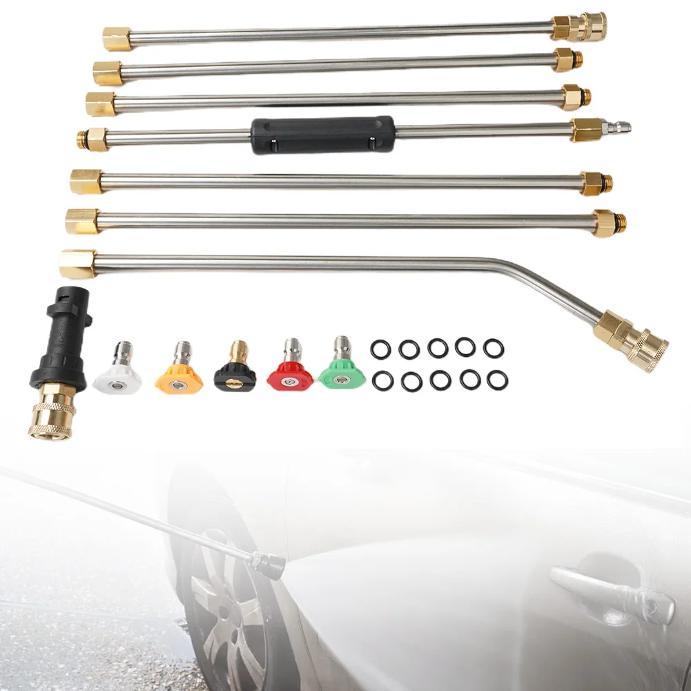 Versatile Pressure Washer Extension Wands + Nozzles + Adapter Set for Karcher K Series K2 K7 An Essential Tool!
Versatile Pressure Washer Extension Wands + Nozzles + Adapter Set for Karcher K Series K2 K7 An Essential Tool!