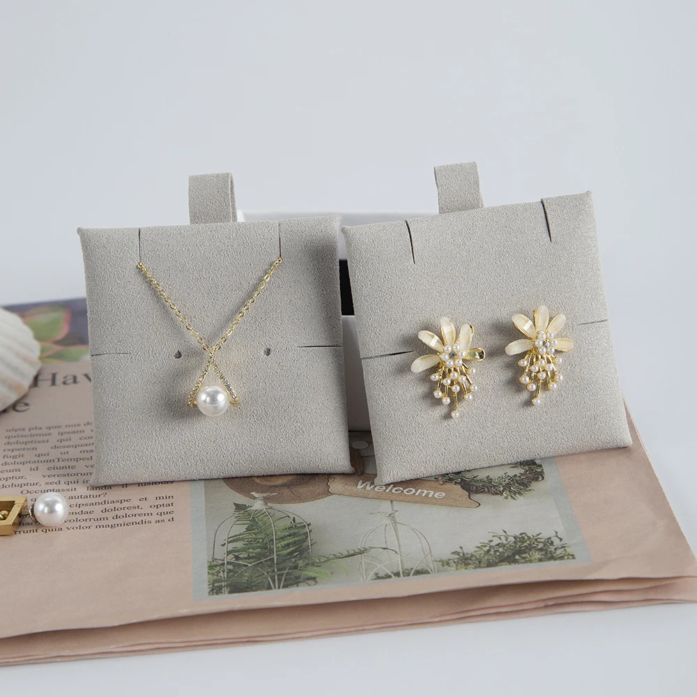 50pcs Microfiber Jewelry Display Cards Handmade DIY Jewelry Storage Accessories Pads Cards for Necklace Earring Hairpin Pendants
50pcs Microfiber Jewelry Display Cards Handmade DIY Jewelry Storage Accessories Pads Cards for Necklace Earring Hairpin Pendants