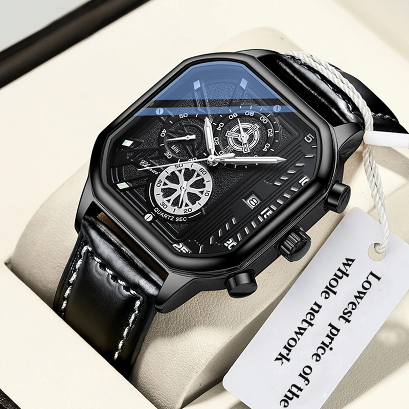 Sdotter New Mens Watches 2023 Top Brand Luxury Leather Casual Quartz Watch for Men Sport Waterproof Clock Watch Relogio Masculin
Sdotter New Mens Watches 2023 Top Brand Luxury Leather Casual Quartz Watch for Men Sport Waterproof Clock Watch Relogio Masculin