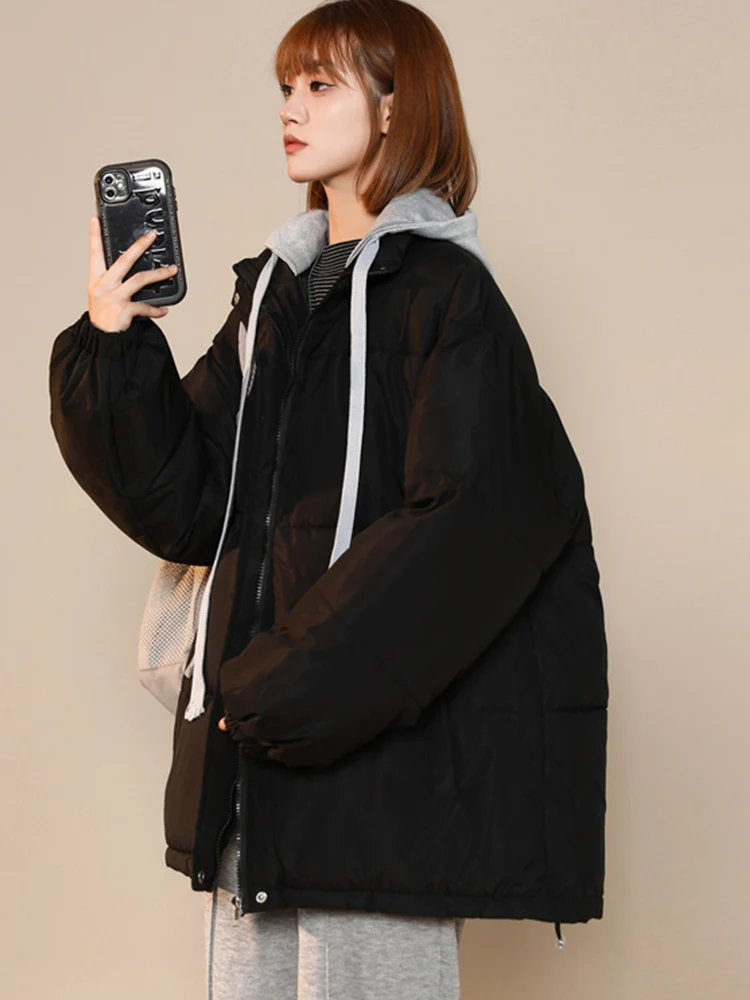 FMFSSOM New Winter Women Zipper Loose Long Cotton Parkas Fashion Casual Female Drawstring Patchwork Warm Outwear
FMFSSOM New Winter Women Zipper Loose Long Cotton Parkas Fashion Casual Female Drawstring Patchwork Warm Outwear