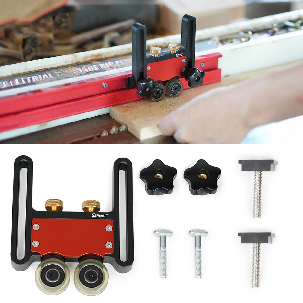 Adjustable Stock Guides For Roller Guides Feather Loc Board Multi-purpose Clear-Cut Anti Rebound Safety Pushing Auxiliary Tool
Adjustable Stock Guides For Roller Guides Feather Loc Board Multi-purpose Clear-Cut Anti Rebound Safety Pushing Auxiliary Tool