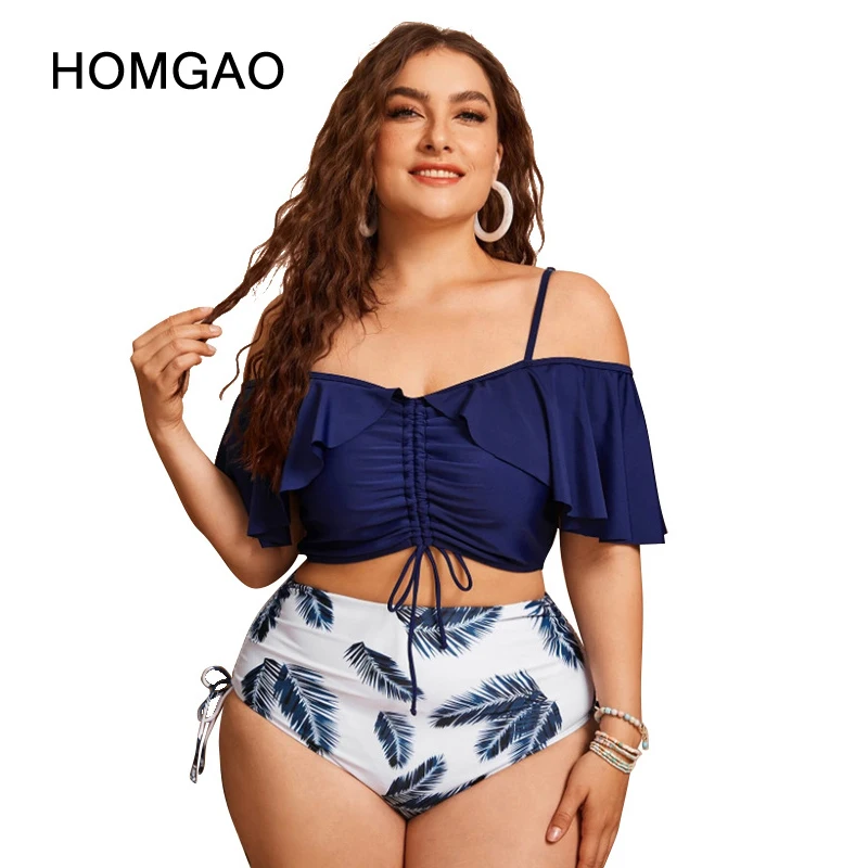 HOMGAO Sexy Ruffle Bikini High Waist Women Swimsuit Push Up Two Piece Bathing Suit Print Large Size Swimwear 2022 New Biquini
HOMGAO Sexy Ruffle Bikini High Waist Women Swimsuit Push Up Two Piece Bathing Suit Print Large Size Swimwear 2022 New Biquini