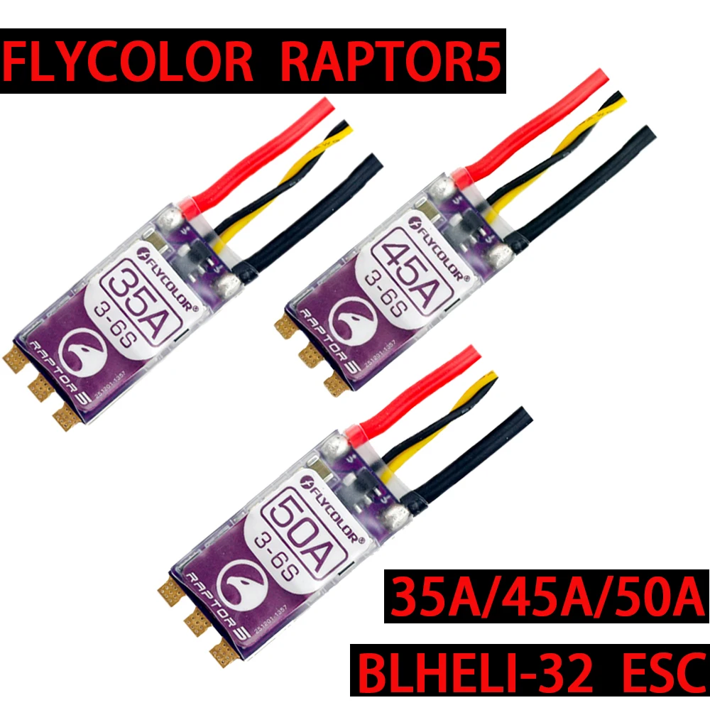 Бесщеточный Дрон FLYCOLOR RAPTOR5 35/45/50A ESC 3-6s 32-битный G701 PWM 128K одиночный Dshot Proshot для Fpv гоночного дрона
Бесщеточный Дрон FLYCOLOR RAPTOR5 35/45/50A ESC 3-6s 32-битный G701 PWM 128K одиночный Dshot Proshot для Fpv гоночного дрона