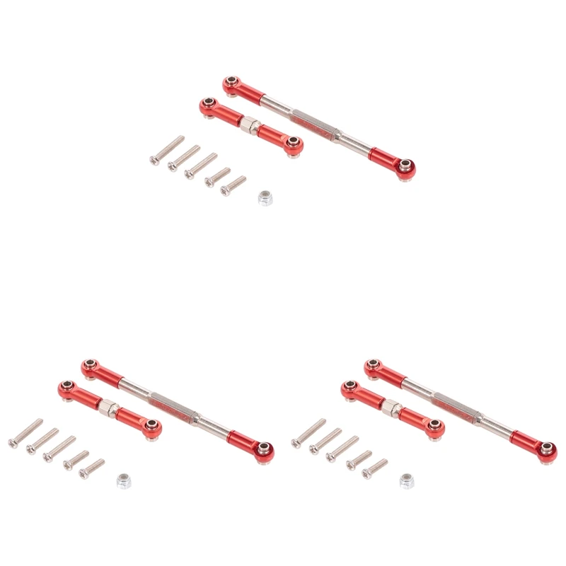 3X RC рулевая тяга CNC обработка рулевая тяга набор стержней для WPL 1608T RC грузовик RC рулевая тяга набор, красный
3X RC рулевая тяга CNC обработка рулевая тяга набор стержней для WPL 1608T RC грузовик RC рулевая тяга набор, красный
