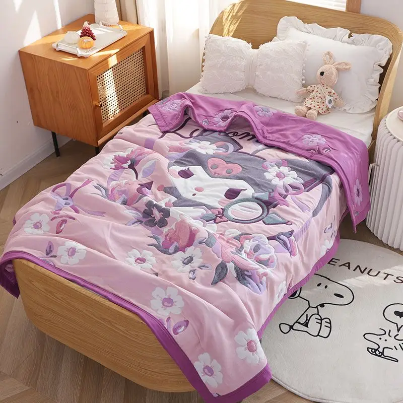 Sanrio Children Blanket Kawaii Anime Cinnamoroll Hello Kitty Warm Soft Comfort Skin Friendly Thickening Cute Cartoon Bread Quilt
Sanrio Children Blanket Kawaii Anime Cinnamoroll Hello Kitty Warm Soft Comfort Skin Friendly Thickening Cute Cartoon Bread Quilt