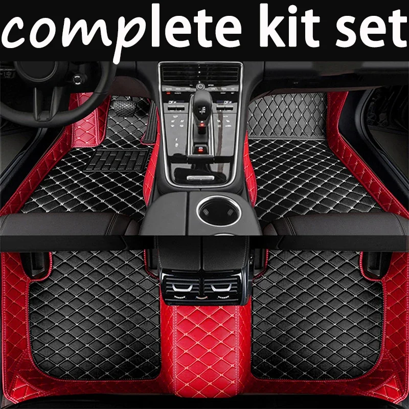 

Custom Leather Car Floor Mats For KIA Sorento 2006-2012 set Automobile Carpet Rugs Foot Pads