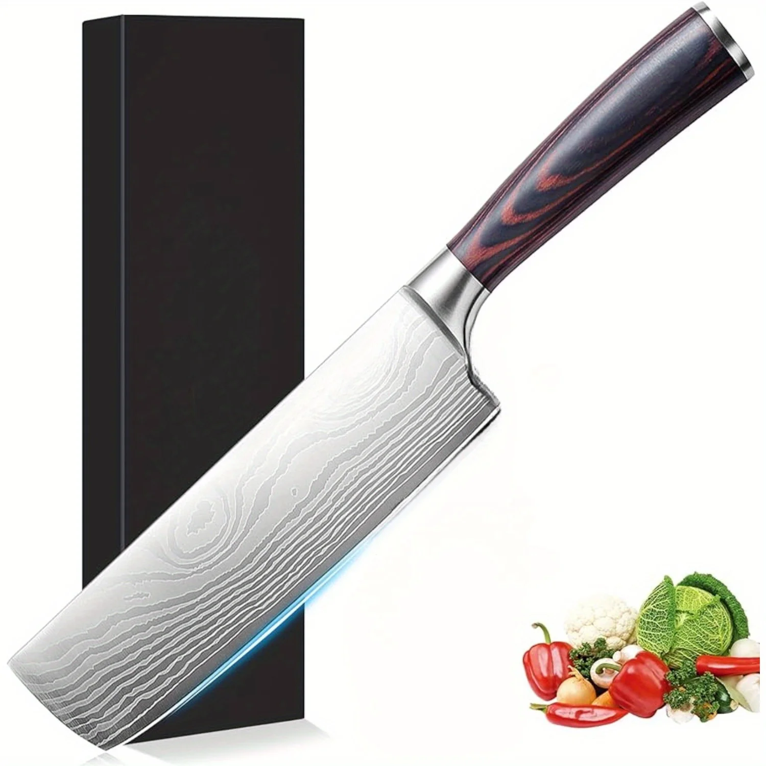 Cleaver Knife, Meat Cleaver-Knife, Kitchen-Knife, 7 Inch Sharp Carving-Knife, High Carbon Stainless Steel-Knife, Kitchen-Knife,
Cleaver Knife, Meat Cleaver-Knife, Kitchen-Knife, 7 Inch Sharp Carving-Knife, High Carbon Stainless Steel-Knife, Kitchen-Knife,