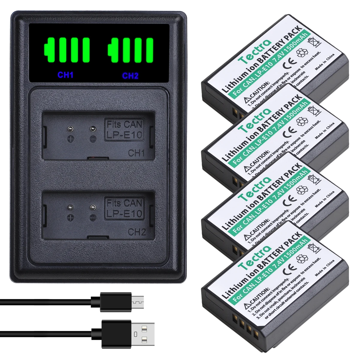LP-E10 LPE10 Battery + LED Dual Charger for Canon EOS Rebel T3 T5 T6 T7 Kiss X50 X70 EOS 1100D 1200D 1300D Camera
LP-E10 LPE10 Battery + LED Dual Charger for Canon EOS Rebel T3 T5 T6 T7 Kiss X50 X70 EOS 1100D 1200D 1300D Camera