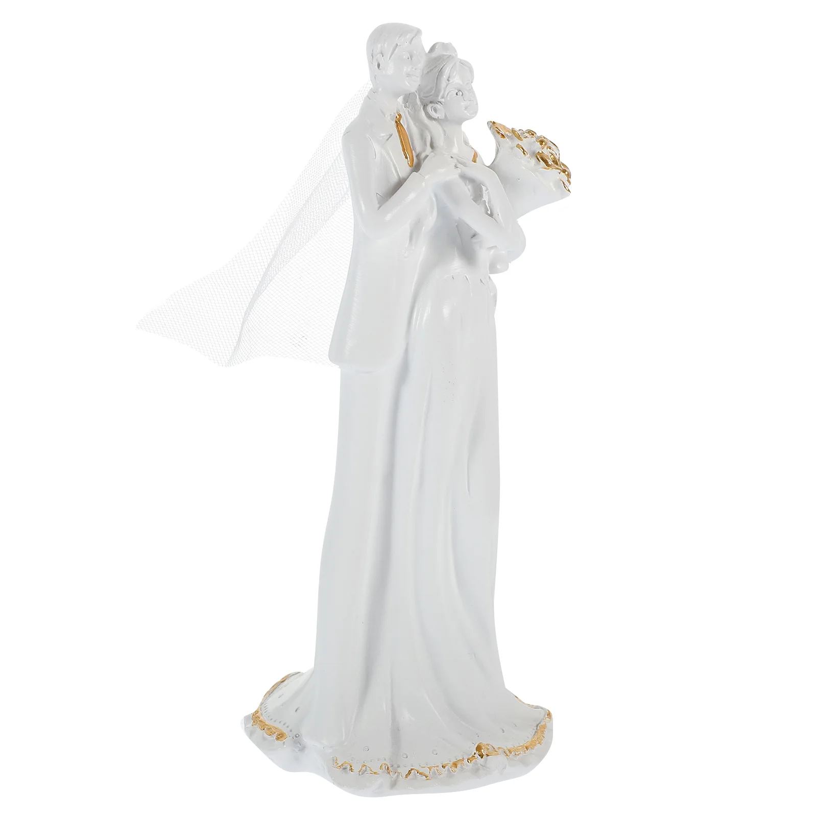 Wedding Bride Groom Statue Resin Couple Decor Valentine Couple Romantic Ornament
Wedding Bride Groom Statue Resin Couple Decor Valentine Couple Romantic Ornament