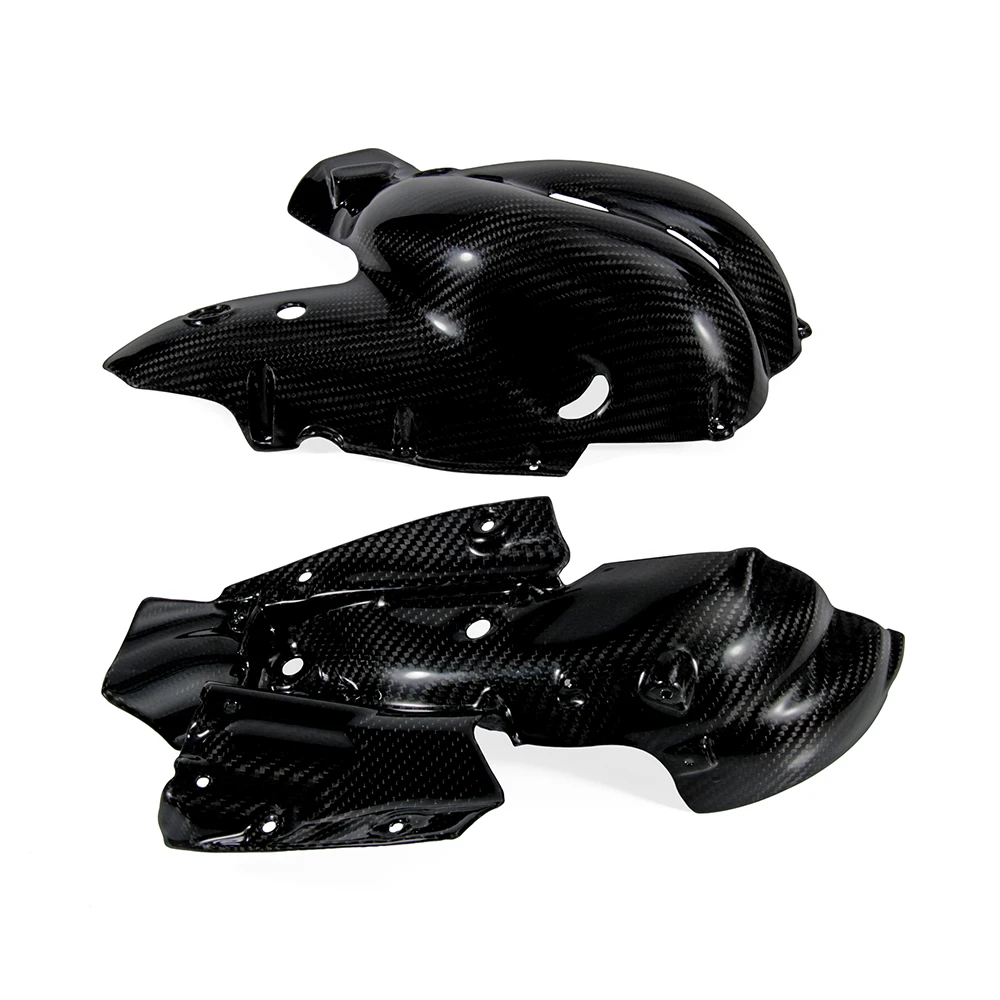 Motorcycle 100% Full Carbon Fiber Exhaust Cover Heat Shield Fairing for Panigale V4 glassy black
Motorcycle 100% Full Carbon Fiber Exhaust Cover Heat Shield Fairing for Panigale V4 glassy black