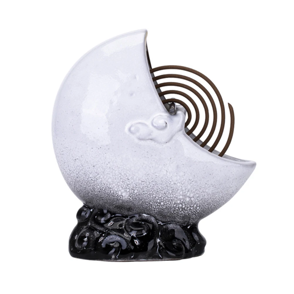 Moon Incense Burner for Home Decor Ceramic Material 11cm Diameter Suitable for Pan and Cone Incense Worry Free Experience
Moon Incense Burner for Home Decor Ceramic Material 11cm Diameter Suitable for Pan and Cone Incense Worry Free Experience