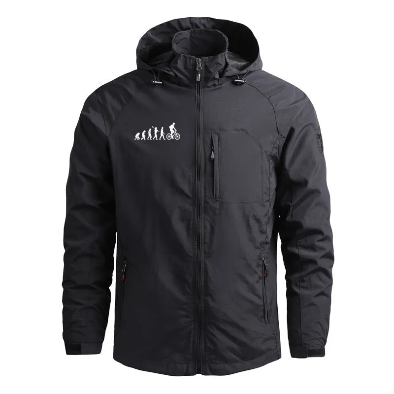 Evolution Cycling Outdoor Military Hooded Zipper Spring Autumn Jacket for Men Multiple Pockets Man Coat Jackets High Quality
Evolution Cycling Outdoor Military Hooded Zipper Spring Autumn Jacket for Men Multiple Pockets Man Coat Jackets High Quality