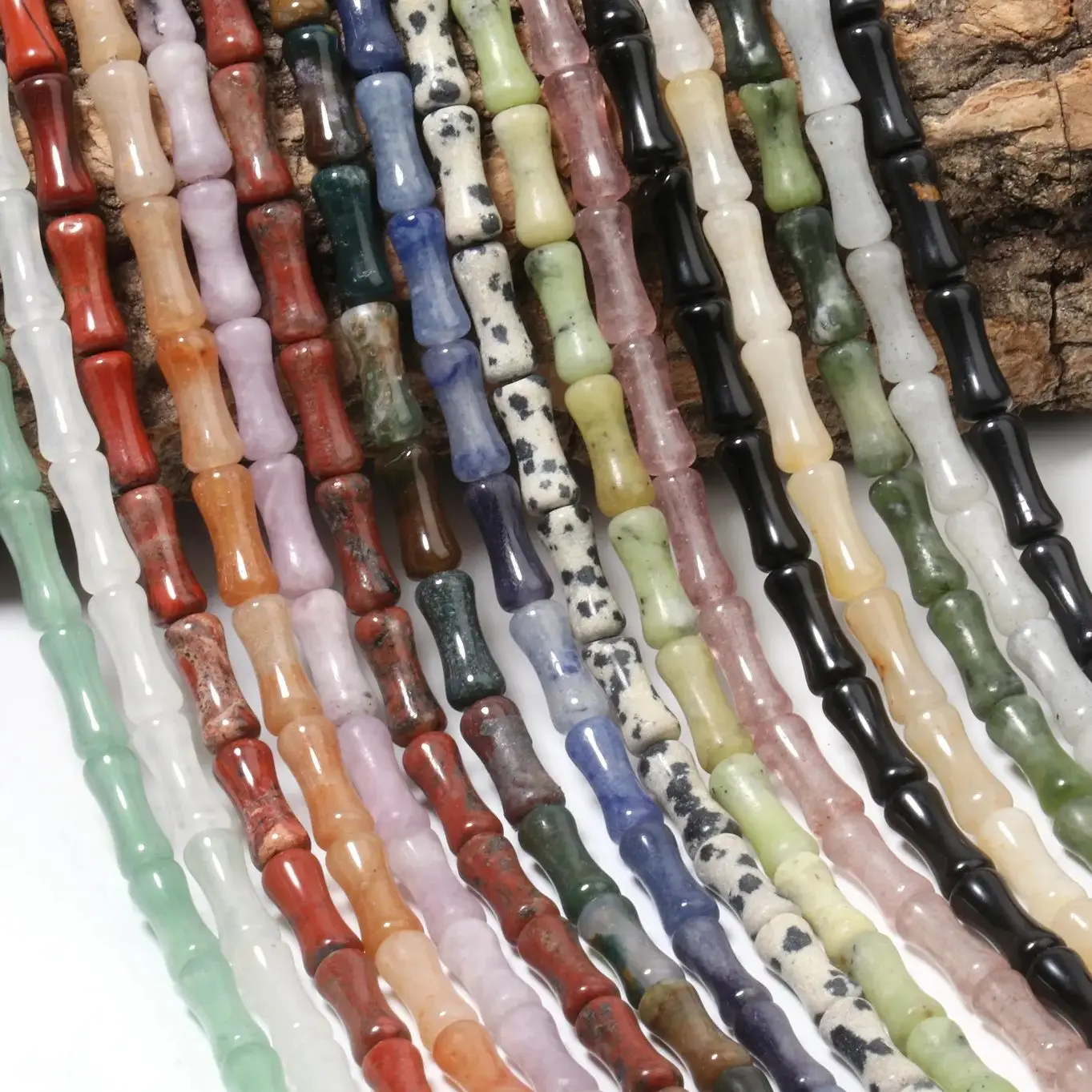 12x5mm Bamboo Joint Shape Beads Natural Amethyst Quartz Jasper Agate Loose Beads Jewelry Charms Making Diy Bracelet Wholesale
12x5mm Bamboo Joint Shape Beads Natural Amethyst Quartz Jasper Agate Loose Beads Jewelry Charms Making Diy Bracelet Wholesale