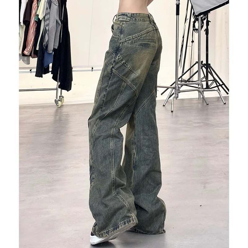 Thin Classical wide leg jeans S2e86a2ad73bb4308895a750b65d450643