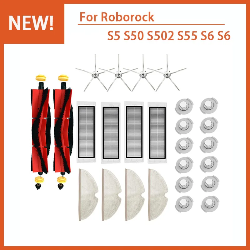 Фильтры НЕРА для пылесоса Xiaomi Robot 1S SDJQR01RR, щетка швабры, фильтры для Roborock S5, S50, S502, S55, S6, S6, Pure E4
Фильтры НЕРА для пылесоса Xiaomi Robot 1S SDJQR01RR, щетка швабры, фильтры для Roborock S5, S50, S502, S55, S6, S6, Pure E4