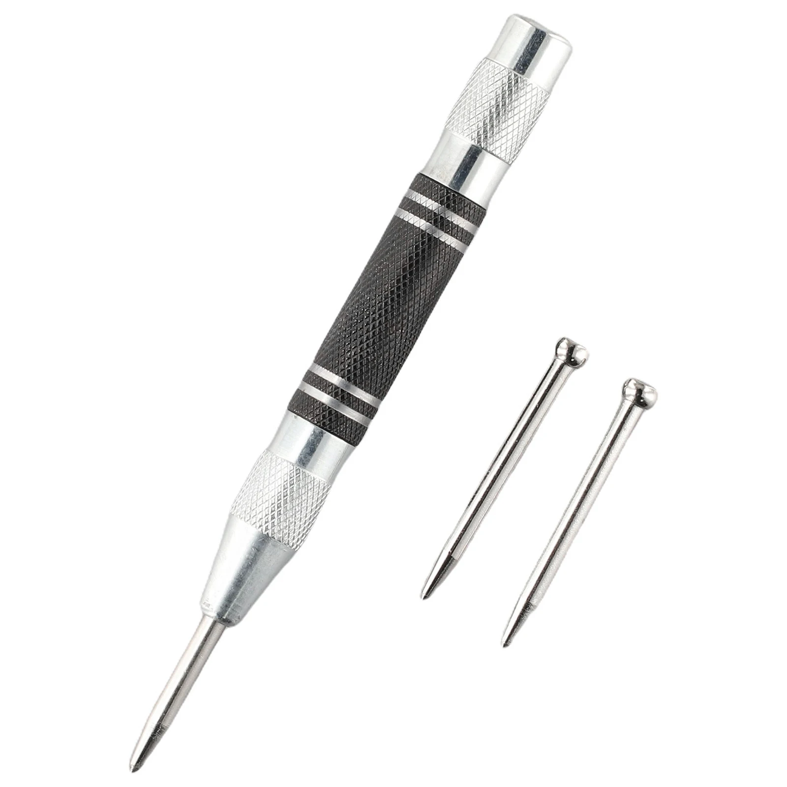 Punch Needle Center Punch Automatic Center Punch Woodworking Punch Locator New Positioning Center Punch Silver Black
Punch Needle Center Punch Automatic Center Punch Woodworking Punch Locator New Positioning Center Punch Silver Black