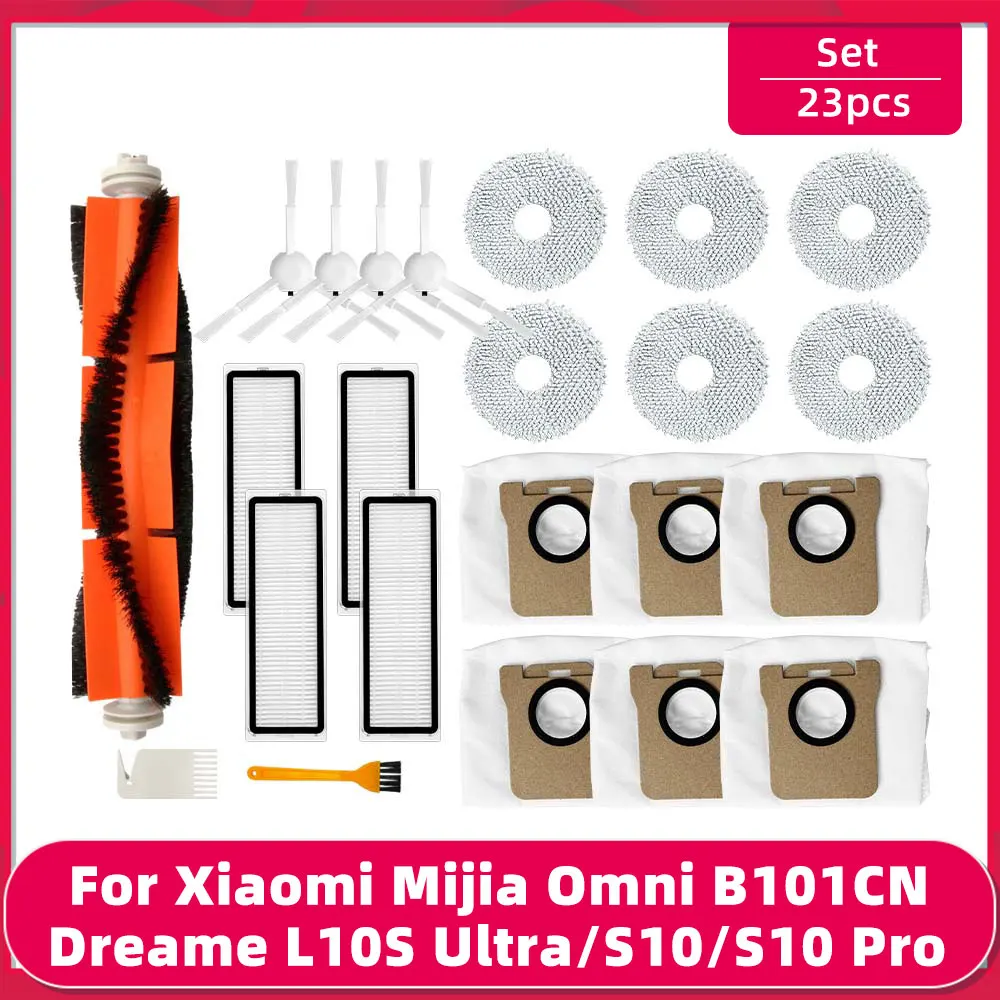 Fit For Xiaomi Mijia Omni B101CN All-in-One / L10S Ultra / Dreame S10 Pro Roller Side Brush Filter Mop Cloths Dust Bag Part
Fit For Xiaomi Mijia Omni B101CN All-in-One / L10S Ultra / Dreame S10 Pro Roller Side Brush Filter Mop Cloths Dust Bag Part
