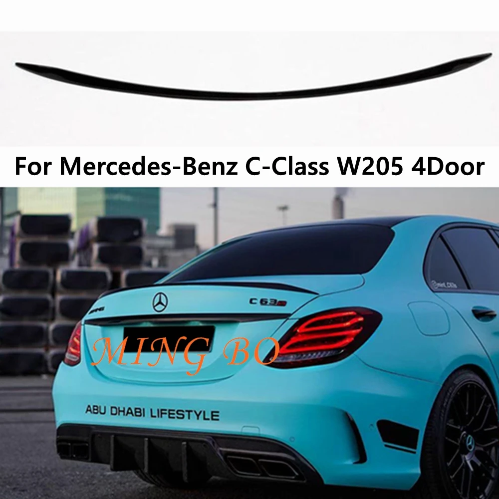 For Mercedes-Benz C-Class W205 4Door sedan C63 Style Carbon Fiber Rear Spoiler Trunk Wing 2013-2022 FRP Forged carbon
For Mercedes-Benz C-Class W205 4Door sedan C63 Style Carbon Fiber Rear Spoiler Trunk Wing 2013-2022 FRP Forged carbon